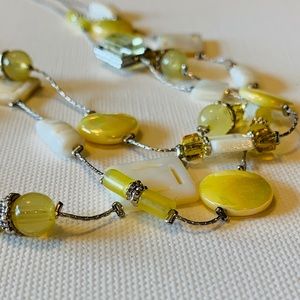 Triple Strand Beaded Necklace